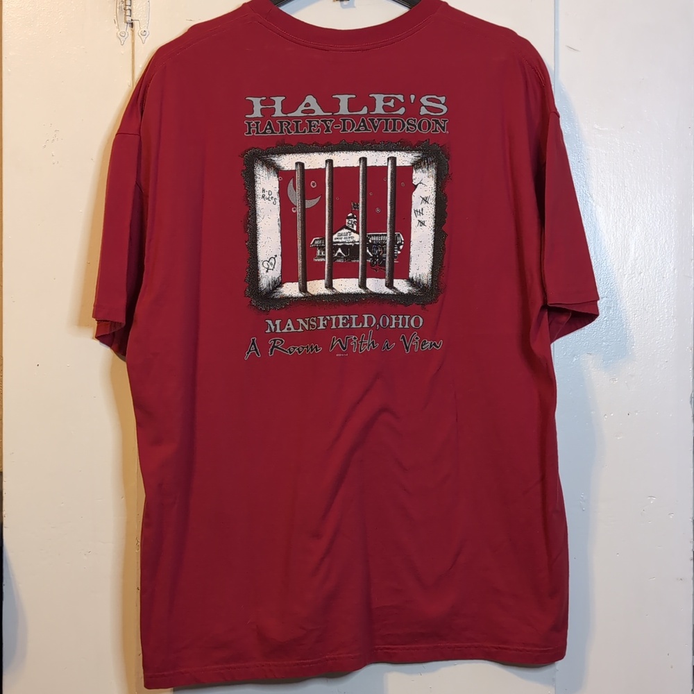 Harley Davidson Ohio logo pocket tee mens XXL